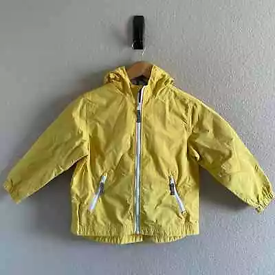 Hanna Andersson Wind At Your Back Anorak Jacket Yellow Sz 6/7 US 120cm Lined  • $19.99