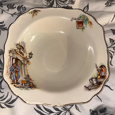 Vintage J&G Meakin Sunshine Small Bowl- The Great White Horse Pattern Reg 561073 • $18