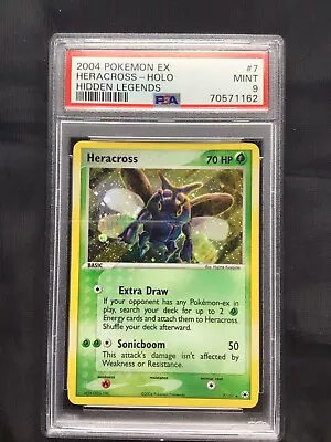 £4.30 • Buy Pokemon Cards: EX Hidden Legends Rare Holo: Heracross 7/101 PSA 9