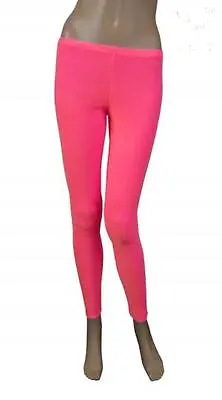 Neon Colors Lycra Leggings For Girls/women For Dancing And Fancy Dress • £3.98