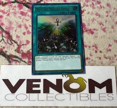 1x (M/NM) Monster Reborn Reborn FLOD-ENSP1 Ultra Rare Limited Edition YuGiOh • $2.99