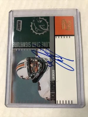 $7.99 • Buy Zach Thomas 2000 Topps Stadium Club Auto Line Star Signature Miami Dolphins