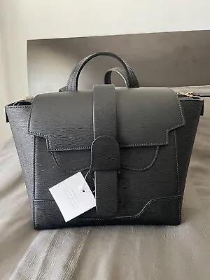 NWT Senreve Mini Maestra Bag In Mimosa/Onyx/Gold • $575