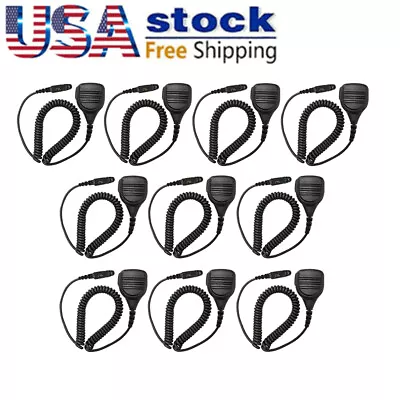 10x Speaker Microphone For  EX500 EX600 GP344 GP388 GP644 GP688 GP328Plus • $149.90