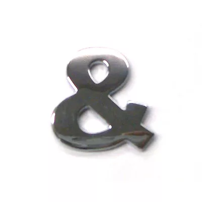 £2.48 • Buy 3D Chrome Self Adhesive Letters Digits Numbers Sign Emblem Badge Decal Stickers