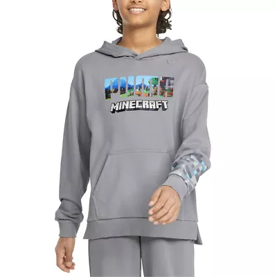 Puma Minecraft X Pullover Hoodie Youth Boys Size 4T  Casual Outerwear 533436-76 • $17.99