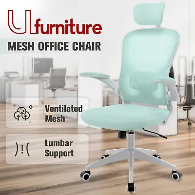 $129.90 • Buy Ergonomic Mesh Chair Executive Office Computer Chairs Study Work Gaming Seat AU