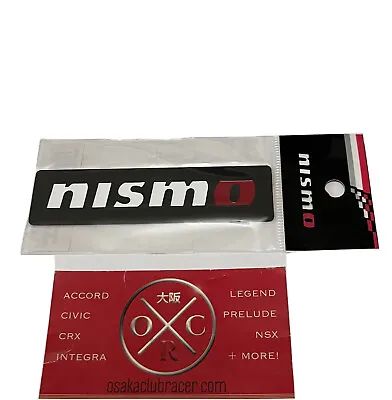 Genuine OEM NISMO Emblem Badge Dash Rear Side JDM 350Z 370Z GT-R Juke New Black • $28.88