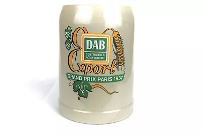 Dortmunder DAB Actien Brauerei Grand Prix Paris 1937 German Beer Stein • $11.99
