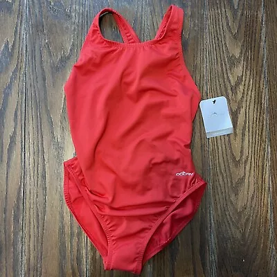 $17.95 • Buy Women’s Dolfin One Piece Swimsuit Red Size 36 New