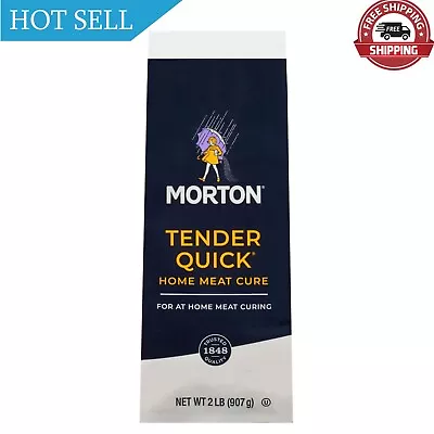 Morton Salt Tender Quick Home Meat Cure For Meat Or Poultry 2 Lb Bag • $12.63