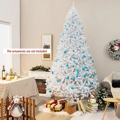 9Ft Hinged Artificial Christmas Tree Premium Pine W/2132 Tips & Metal Stand • $119.99