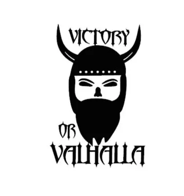 Victory Or Valhalla Viking Decal • $4.68