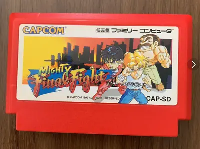 Pre-owned Mighty Final Fight Famicom Capcom Cartridge Only Japan Free Shipping • $45.79