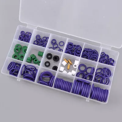 225Pcs 18 Sizes Car R22 A/C O-Ring Seal Washer Gaskets Assortment Kit • $13.17