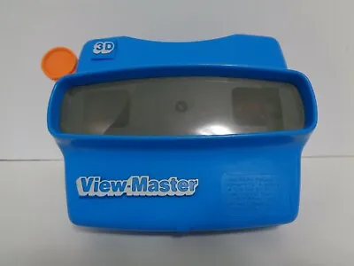 Vintage 1990s Tyco View-Master Model L Blue Viewer Orange Disc Lever Tested E • $15