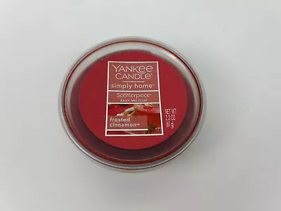 Yankee Candle Simply Home Easy Meltcup Frosted Cinnamon 2.2 Oz Christmas Holiday • £11.64