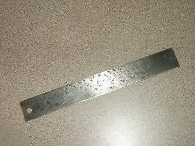 Vintage 6  Steel Metal Ruler Made In Germany • $9.95