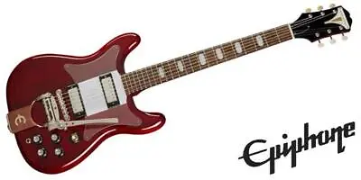 Epiphone Crestwood Custom Tremotone Cherry Electric Guitar W / Gig Bag • $916.43