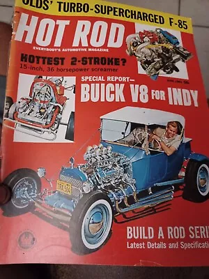 $7.70 • Buy Hot Rod Magazine JUNE 1962 OLDS TURBO HOT 2 STROKE BUICK V8 4 INDY RODS FreeShip