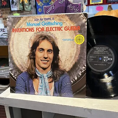 Manuel Gottsching ~ Inventions For Electric Guitar ~ LP ~ German ~ Krautrock • $300