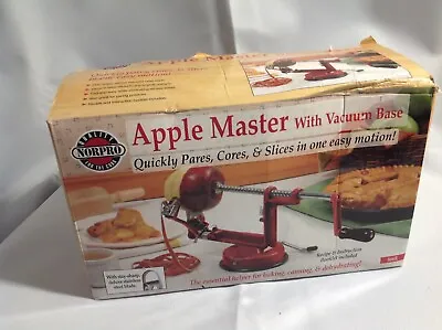 Norpro 866 Apple Master-Apple Potato Parer Slicer Core Vacuum Base Free Ship • $23.95