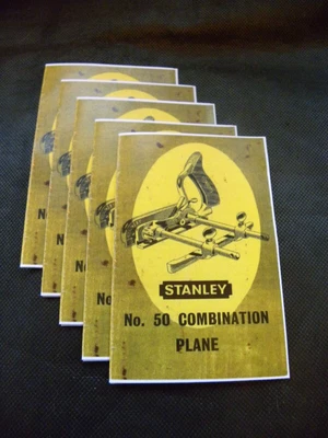 £4.99 • Buy Copy Of Stanley No 50 Combination Plane Instruction Sheet (222) 