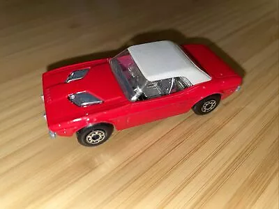 1975 Matchbox Superfast Dodge Challenger #1 Red Silver Interior Lesney England • $12