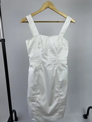 Versus Versace White Cotton Dress Size S • $38