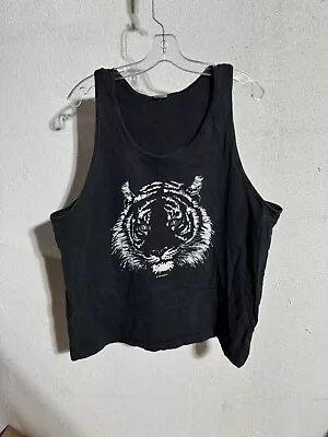 Vintage 1996 Grateful Dead White Tiger Steal Your Face Eyes Tank Top T Shirt XL • $79.99