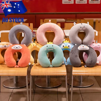 $8.99 • Buy Cartoon U-shaped Animal Travel Memory Soft Pillow Neck Support Adults Kids Gift