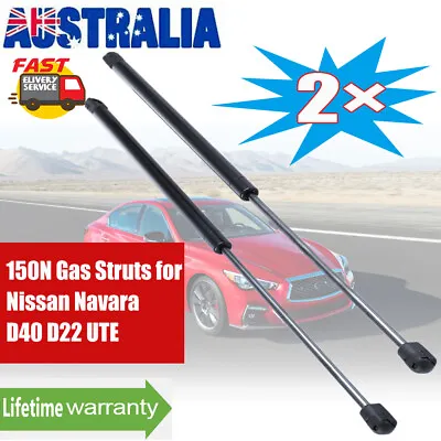 2x Gas Struts For Nissan Navara D40 D22 UTE 600mm Hard Top Lid Tonneau Cover NSW • $24.89