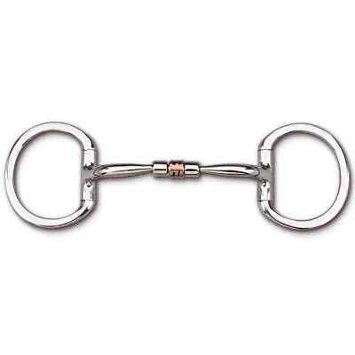 64TO Myler Eggbutt Without Hooks And Comfort Snaffle Bit Copper Roller MB 03 • $141.95