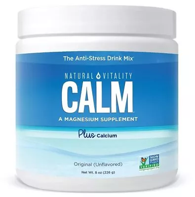 Natural Vitality Natural Calm Plus Calcium Unflavored - 226g • $47.86