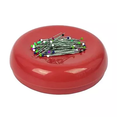 Magnetic Pin Cushion Bobby Pins Holder With 100 Pins For Sewing Quilting • $13.70