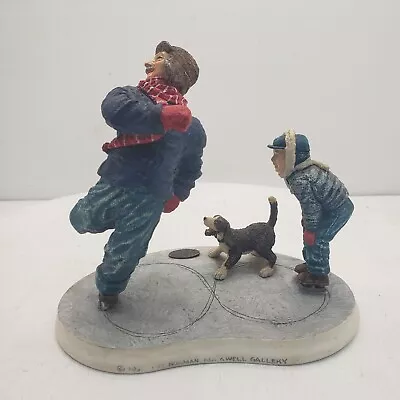 Vintage Norman Rockwell Figurine Figure Eight 92 Family Trust • $14.99