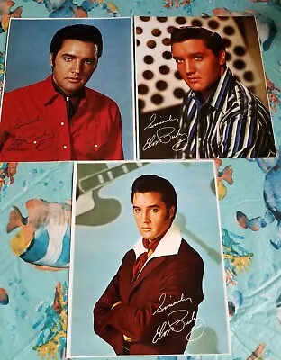 $6.99 • Buy Elvis: Rare Replica Record Album BONUS PHOTO Lot Of 5 From The 1960's & 1970's