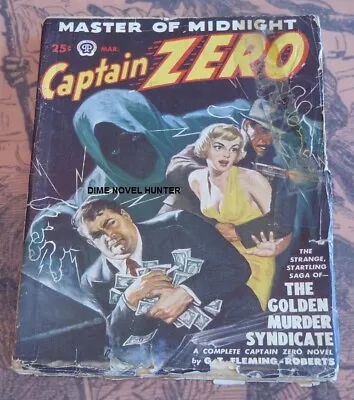Captain Zero Master Of Midnight Mar 1950 1 Issue Of A Run Of 3 Issues  #10 • $85