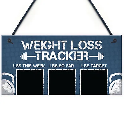 Chalkboard Weight Loss Countdown Tracker Sign Weight Watchers Slimming World • £3.99