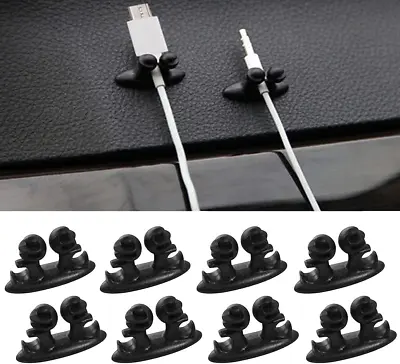 SYXZFZ Car Wire Cable Holder Tie Clip Organizer Adhesive Car Charger Line Clasp  • £6.62