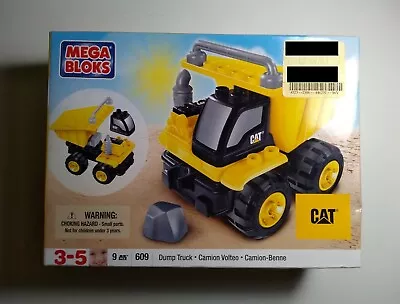 Mega Bloks Caterpillar Dump Truck Toy BRAND NEW FACTORY SEALED 2008 | 609 • $39.99