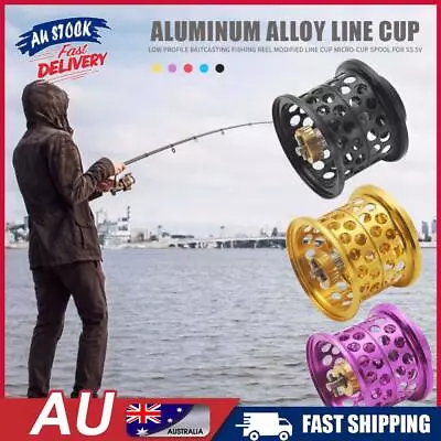 AU Aluminum Alloy Baitcasting Fishing Reel Modified Line Cup For DAIWA Steez/SS • $23.29