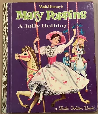 VG 1964 HC Little Golden Book  A  1st Edition Mary Poppins B Edwards L Jason • $8.95