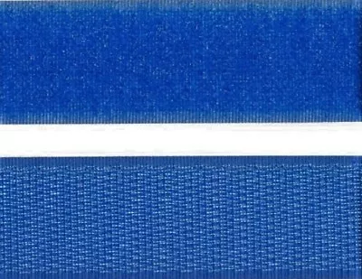 VELCRO® Sew On - Hook & Loop Tape - 1mt X 25mm - Royal Blue - Genuine Brand • $10.95