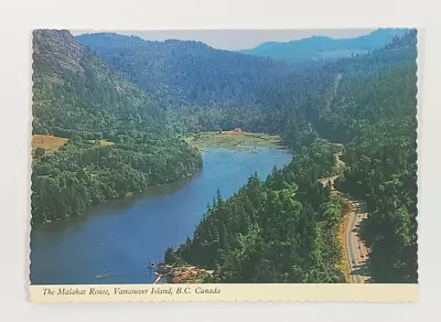 Aerial View Of The Malahat Route Vancouver Island BC Canada Postcard Unposted • $2.59