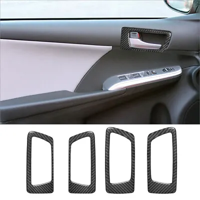 4Pcs Carbon Fiber Interior Door Handle Cover Trim For Toyota Camry 2012-2014 • $23.52