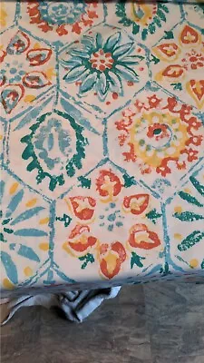 P.Kaufmann  Color Flowers Fabric - Indoor/Outdoor By The Yard Stock 6 • $13.99