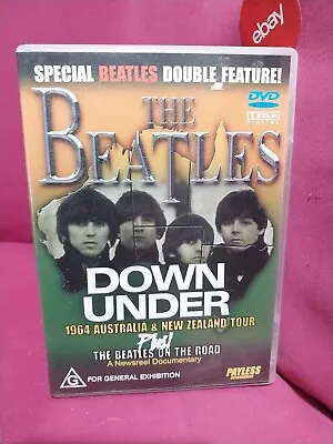 The Beatles - Down Under & On The Road - DVD 2002 Region 4 - VGC Free Post • $6.49