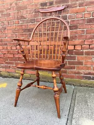 D.r. Dimes Windsor Chair Bow-back Chair Armchair W Comb Back ~signed~ • $1200