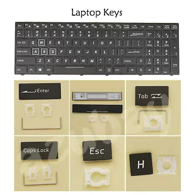 Laptop Keys Hinges For Sager NP8953 NP8954 NP8955 NP8956 NP8957 P950EF P950EP • $5.24